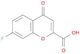 4H-1-Benzopyran-2-carboxylic acid, 7-fluoro-4-oxo-