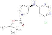 1-Pyrrolidinecarboxylic acid, 3-[(6-chloro-4-pyrimidinyl)amino]-, 1,1-dimethylethyl ester, (3R)-
