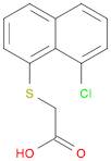 Acetic acid, 2-[(8-chloro-1-naphthalenyl)thio]-