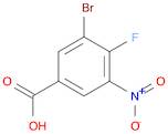 Benzoic acid, 3-bromo-4-fluoro-5-nitro-