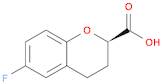 2H-1-Benzopyran-2-carboxylic acid, 6-fluoro-3,4-dihydro-, (2R)-