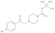 1-Piperazinecarboxylic acid, 4-[2-(4-bromophenyl)-2-oxoethyl]-, 1,1-dimethylethyl ester