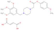 1-Piperazineacetic acid, 4-[(3,4,5-trimethoxyphenyl)methyl]-, 4-methoxyphenyl ester, (2E)-2-butene…