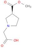 1-Pyrrolidineacetic acid, 3-(methoxycarbonyl)-, (3S)-