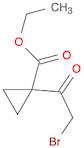 Cyclopropanecarboxylic acid, 1-(2-bromoacetyl)-, ethyl ester