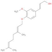 2-Propen-1-ol, 3-[4-[[(2E)-3,7-dimethyl-2,6-octadien-1-yl]oxy]-3-methoxyphenyl]-, (2E)-
