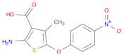 3-Thiophenecarboxylic acid, 2-amino-4-methyl-5-(4-nitrophenoxy)-