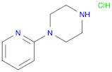 Piperazine, 1-(2-pyridinyl)-, hydrochloride (1:1)