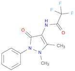 Acetamide, N-(2,3-dihydro-1,5-dimethyl-3-oxo-2-phenyl-1H-pyrazol-4-yl)-2,2,2-trifluoro-