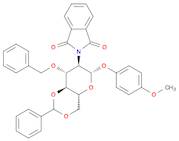 β-D-Glucopyranoside, 4-methoxyphenyl 2-deoxy-2-(1,3-dihydro-1,3-dioxo-2H-isoindol-2-yl)-3-O-(phenylmethyl)-4,6-O-[(R)-phenylmethylene]-