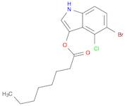 Octanoic acid, 5-bromo-4-chloro-1H-indol-3-yl ester