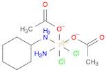 Platinum, bis(acetato-κO)amminedichloro(cyclohexanamine)-, (OC-6-43)- (9CI)