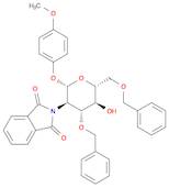 β-D-Glucopyranoside, 4-methoxyphenyl 2-deoxy-2-(1,3-dihydro-1,3-dioxo-2H-isoindol-2-yl)-3,6-bis-O-(phenylmethyl)-