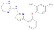 2-Pyrimidinamine, N-[4-[2-(2,4-dimethylphenoxy)phenyl]-2-thiazolyl]-1,4,5,6-tetrahydro-