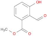 Benzoic acid, 2-formyl-3-hydroxy-, methyl ester