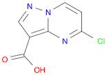 Pyrazolo[1,5-a]pyrimidine-3-carboxylic acid, 5-chloro-