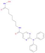 5-Pyrimidinecarboxamide, 2-(diphenylamino)-N-[7-(hydroxyamino)-7-oxoheptyl]-