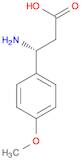 Benzenepropanoic acid, β-amino-4-methoxy-, (βR)-