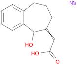 Acetic acid, 2-(5,7,8,9-tetrahydro-5-hydroxy-6H-benzocyclohepten-6-ylidene)-, sodium salt (1:1)