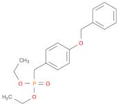 Phosphonic acid, P-[[4-(phenylmethoxy)phenyl]methyl]-, diethyl ester