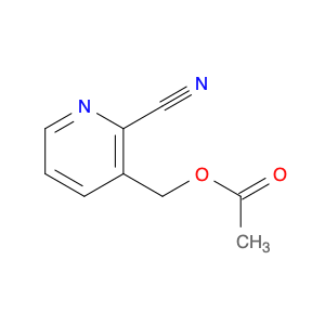 2-Pyridinecarbonitrile, 3-[(acetyloxy)methyl]-