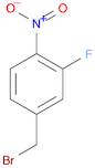 Benzene, 4-(bromomethyl)-2-fluoro-1-nitro-