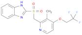 1H-Benzimidazole, 2-[[[3-methyl-4-(2,2,2-trifluoroethoxy)-2-pyridinyl]methyl]sulfonyl]-