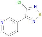 Pyridine, 3-(4-chloro-1,2,5-thiadiazol-3-yl)-