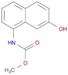 Carbamic acid, N-(7-hydroxy-1-naphthalenyl)-, methyl ester