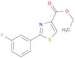 4-Thiazolecarboxylic acid, 2-(3-fluorophenyl)-, ethyl ester
