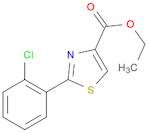 4-Thiazolecarboxylic acid, 2-(2-chlorophenyl)-, ethyl ester