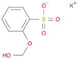 Benzenesulfonic acid, hydroxymethoxy-, potassium salt (1:1)