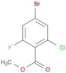 Benzoic acid, 4-bromo-2-chloro-6-fluoro-, methyl ester