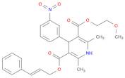 3,5-Pyridinedicarboxylic acid, 1,4-dihydro-2,6-dimethyl-4-(3-nitrophenyl)-, 3-(2-methoxyethyl) 5-[…