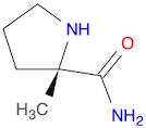 2-Pyrrolidinecarboxamide, 2-methyl-, (2S)-