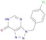 7H-1,2,3-Triazolo[4,5-d]pyrimidin-7-one, 3-[(4-chlorophenyl)methyl]-3,6-dihydro-