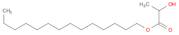 Propanoic acid, 2-hydroxy-, tetradecyl ester