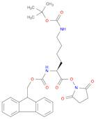 L-Lysine, N6-[(1,1-dimethylethoxy)carbonyl]-N2-[(9H-fluoren-9-ylmethoxy)carbonyl]-, 2,5-dioxo-1-py…