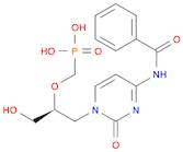 Phosphonic acid, P-[[(1S)-2-[4-(benzoylamino)-2-oxo-1(2H)-pyrimidinyl]-1-(hydroxymethyl)ethoxy]methyl]-
