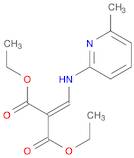 Propanedioic acid, 2-[[(6-methyl-2-pyridinyl)amino]methylene]-, 1,3-diethyl ester