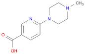 3-Pyridinecarboxylic acid, 6-(4-methyl-1-piperazinyl)-