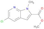 1H-Pyrrolo[2,3-b]pyridine-2-carboxylic acid, 5-chloro-1-methyl-, methyl ester