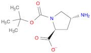 1,2-Pyrrolidinedicarboxylic acid, 4-amino-, 1-(1,1-dimethylethyl) ester, (2S,4R)-