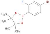 1,3,2-Dioxaborolane, 2-(4-bromo-2-fluorophenyl)-4,4,5,5-tetramethyl-