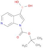 1H-Pyrrolo[2,3-c]pyridine-1-carboxylic acid, 3-borono-, 1-(1,1-dimethylethyl) ester
