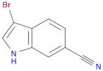 1H-Indole-6-carbonitrile, 3-bromo-