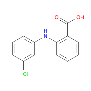 Benzoic acid, 2-[(3-chlorophenyl)amino]-