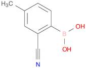 Boronic acid, B-(2-cyano-4-methylphenyl)-