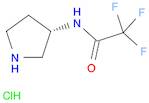 Acetamide, 2,2,2-trifluoro-N-(3S)-3-pyrrolidinyl-, hydrochloride (1:1)