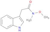 1H-Indole-3-acetamide, N-methoxy-N-methyl-